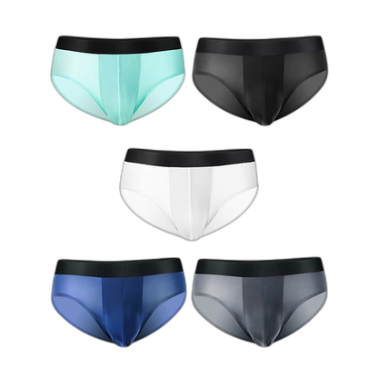 3 Pack Double Layer Silk Snug-fit Men's Underwear