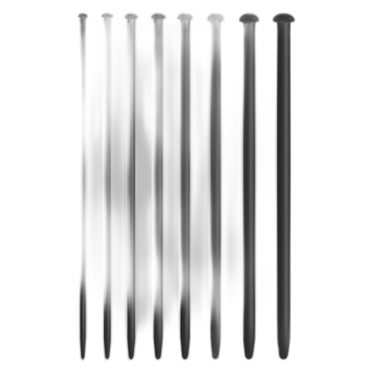Smooth Silicone Urethral Sounding Set - 8 Pcs