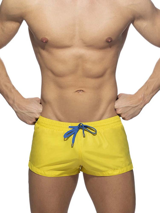 Men's Low Rise Quick Drying Swim Trunks