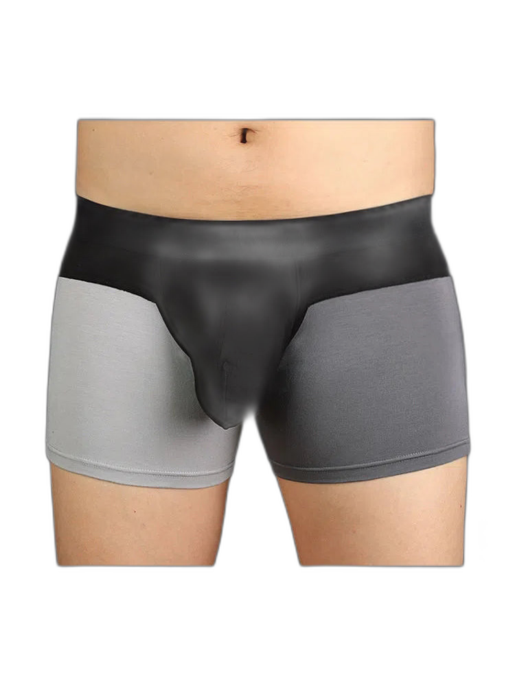 FreeLonger Men's Big Pouch Microfiber Breathable Trunks