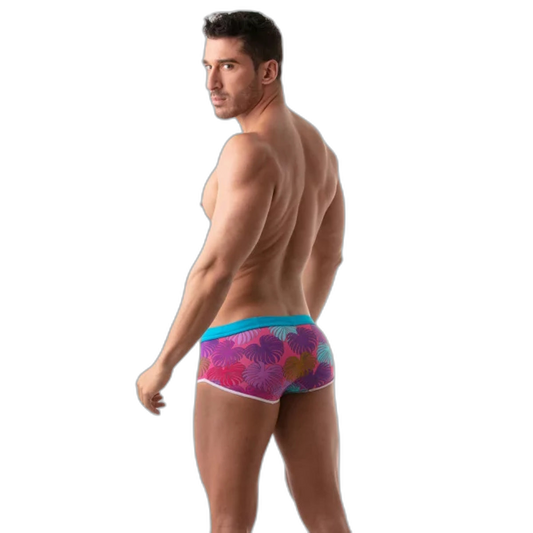 TOF Paris Floral Swim Trunks Pink