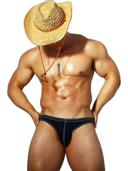2 Pack Men's Sexy U Convex Pouch Bikini