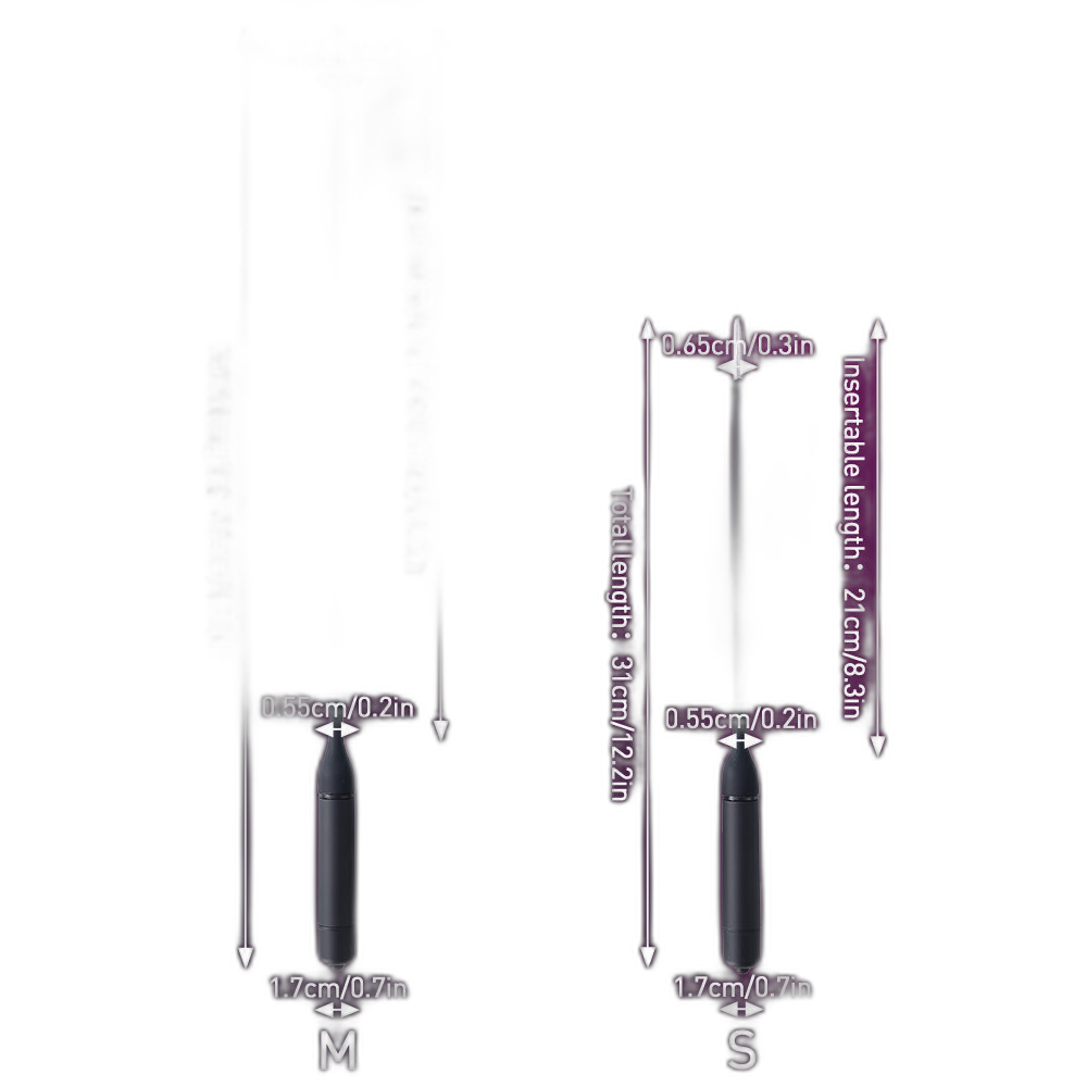 10-Speed Long Vibrating Urethral Sound