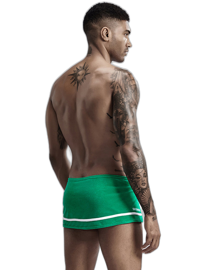 Men's Stylish Homewear Cotton Toweling Side Slit Shorts