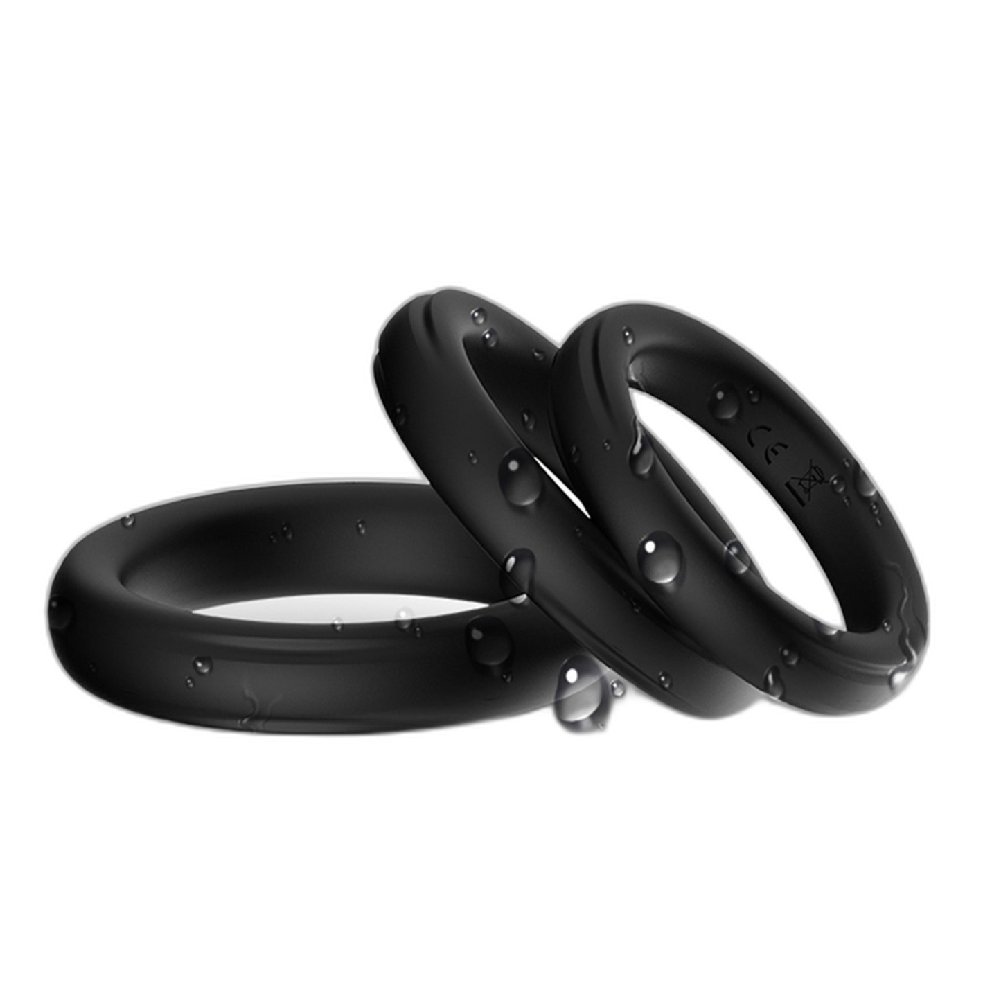 ruff GEAR Pure Silicone Stay Hard Cock Ring Set