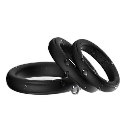 ruff GEAR Pure Silicone Stay Hard Cock Ring Set