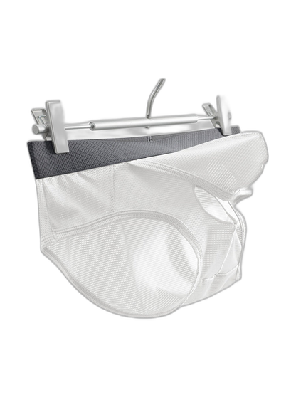 3 Pack Men's Low-Rise Mesh Briefs with Breathable Support & Convenience Fly