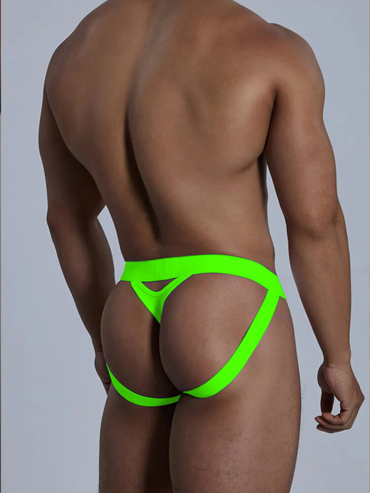 Men's Seamless Solid Color Low Rise Jockstrap