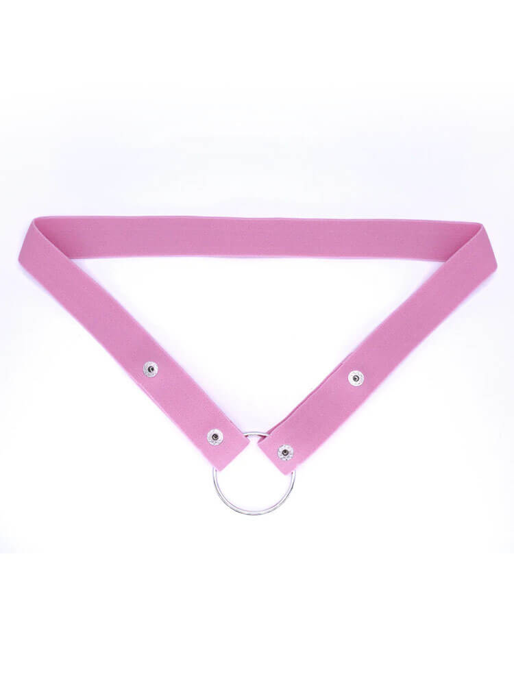 Men's Chastity Lock Elastic Auxiliary Belt