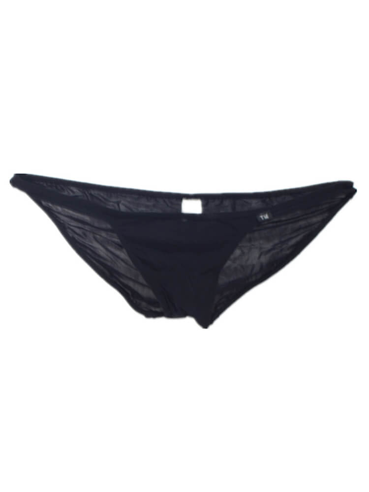Men's Simple Solid Color Low Waist Thin Briefs