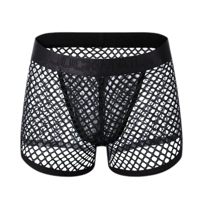 Jockmail 'Reveal All Fishnet' Underwear Shorts