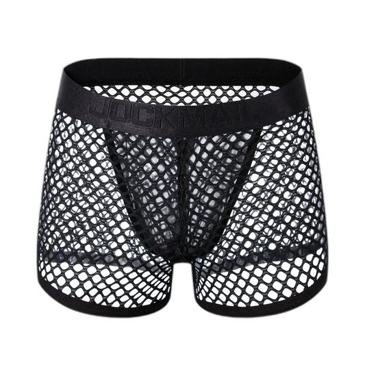 Jockmail 'Reveal All Fishnet' Underwear Shorts