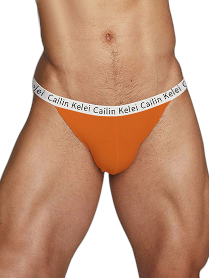 3-pack Men's Ultra Sexy Low Rise U-shaped Convex Pouch Briefs
