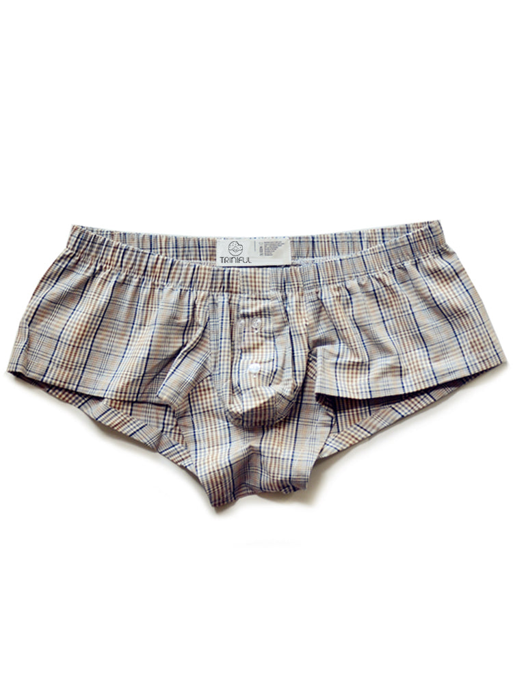 D.M Low Waisted Loose Men's Cotton Briefs