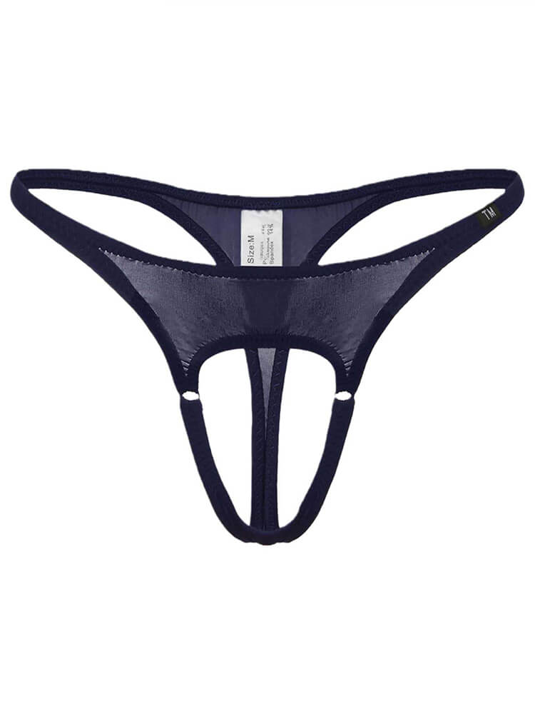 Men's Sexy Stretch Low-Rise Front Cutout Thong