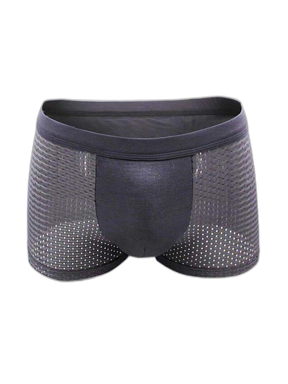 4 Pack Men’s Breathable Mesh Trunks with Antibacterial Fabric