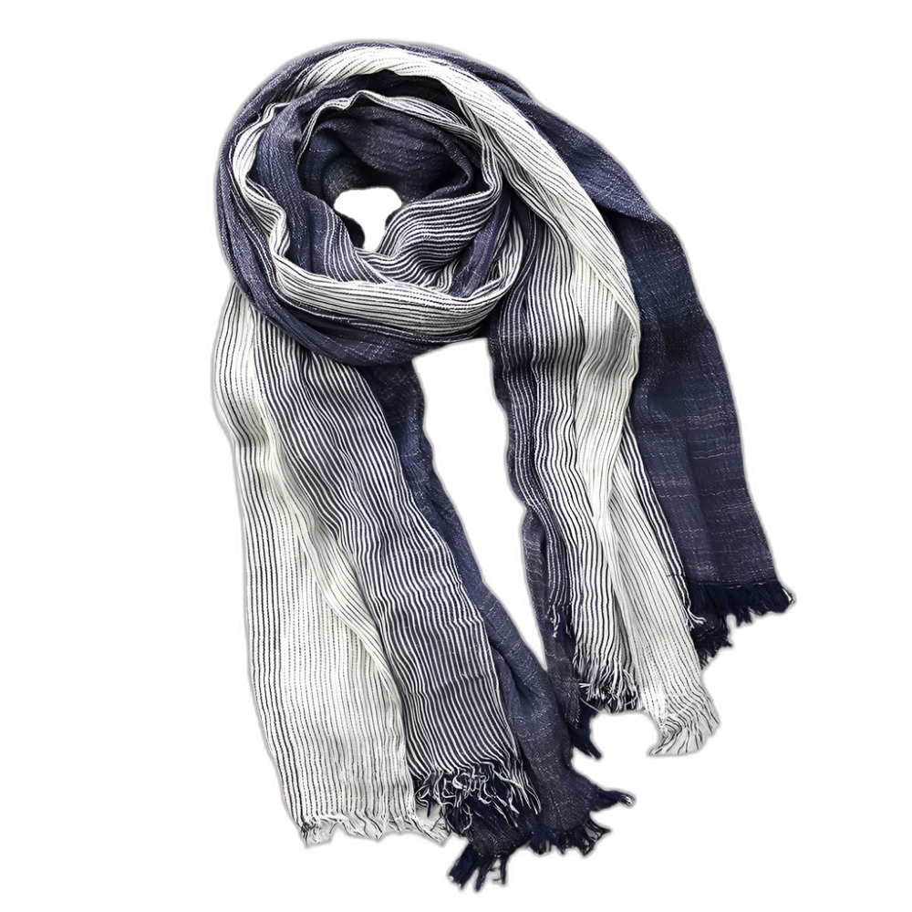 Duo-Tone Weave Cotton Pashmina Scarf
