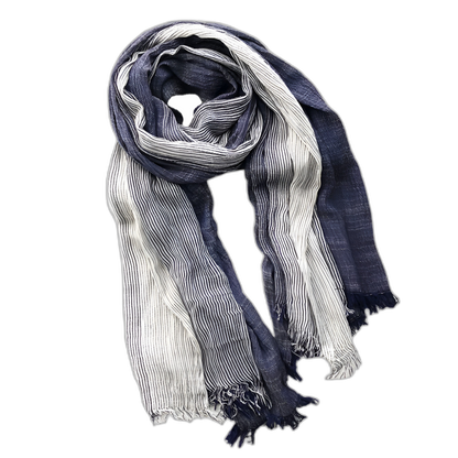 Duo-Tone Weave Cotton Pashmina Scarf