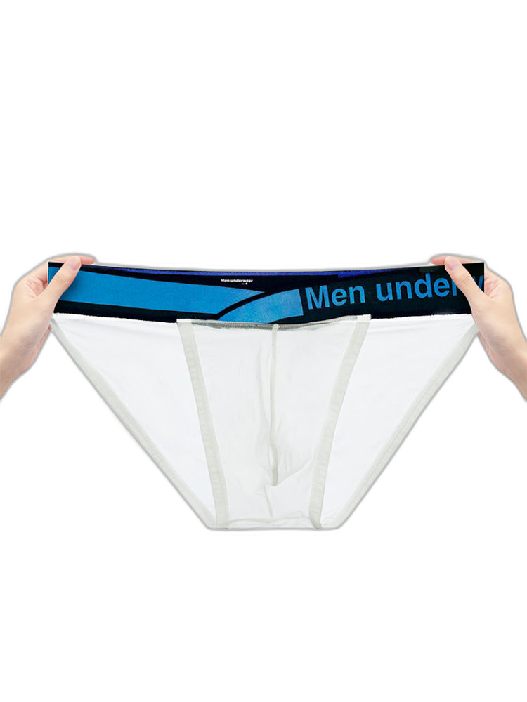 2 Pack Men's Ultra-Thin Semi-Transparent Sexy Sports Bikini
