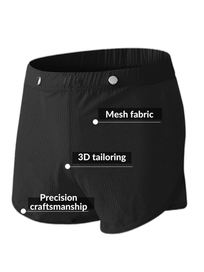 2 Pack Men's Breathable Mesh Boxer Briefs