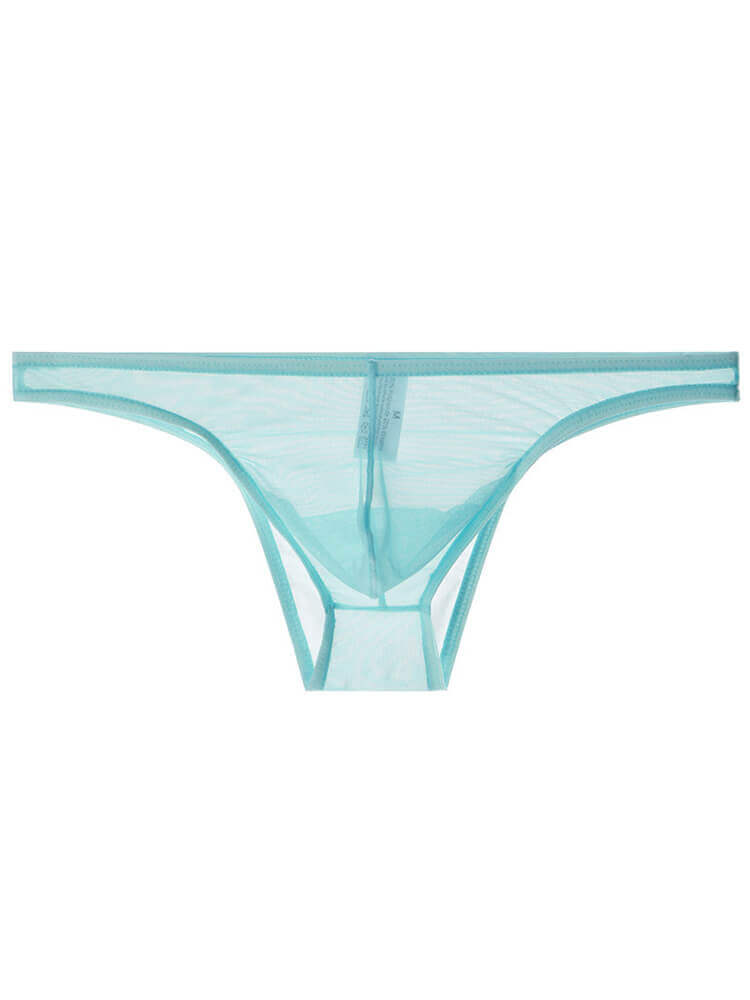 Men's Thin Mesh Sexy Half Wrapped Hip Briefs