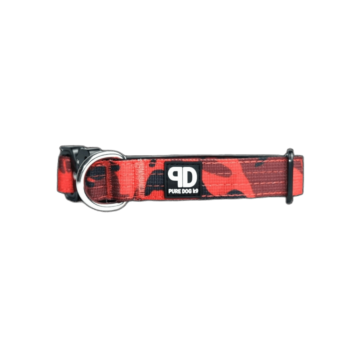 Pure Dog K9 Tactical Collar Red Camo