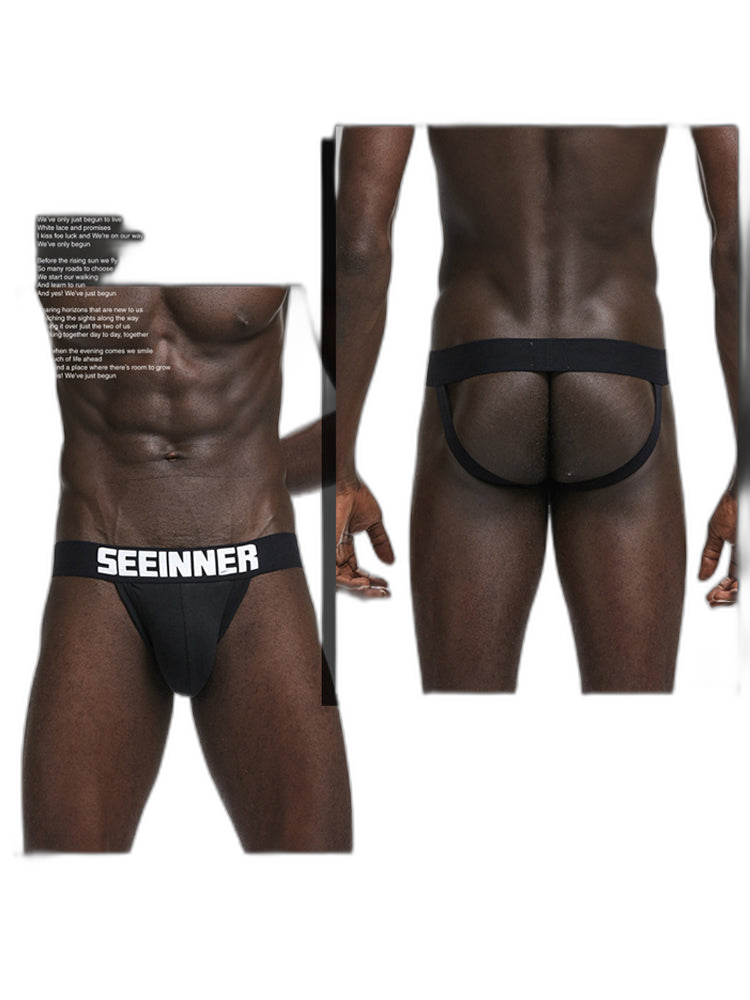 2 Pack Men's Cotton Stretch Jock Strap