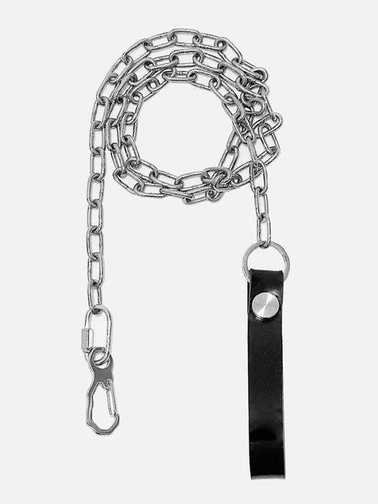Classic Lockable Grommet Black Silicone Choker