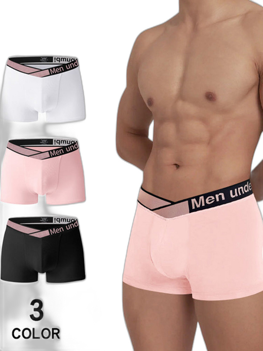 2 Pack Men's Modal Breathable U-Pouch Trunks