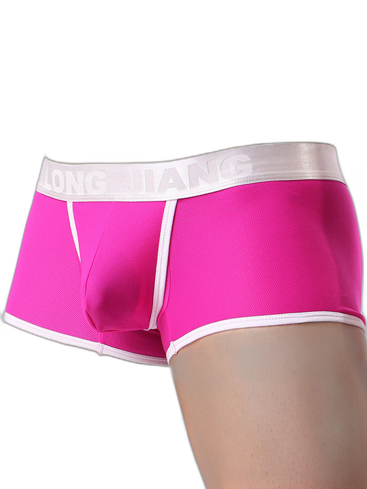 Men's U Convex Pouch Trunks With Functional Fly