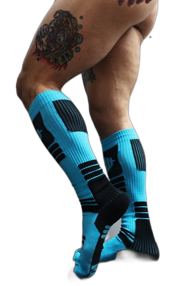 Breedwell Hypnotix Socks Aqua Blue
