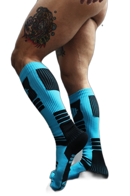 Breedwell Hypnotix Socks Aqua Blue
