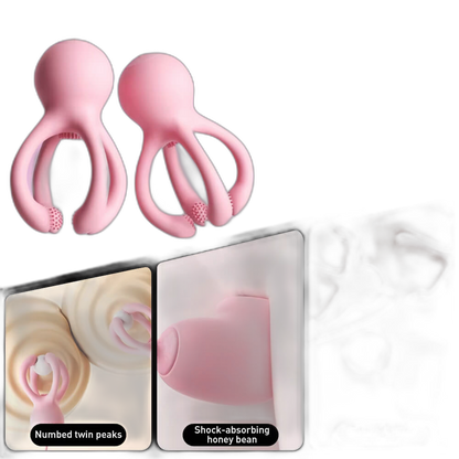 OctoVibe - Vibrating Nipple Clamp & Clit Sucker