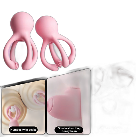 OctoVibe - Vibrating Nipple Clamp & Clit Sucker