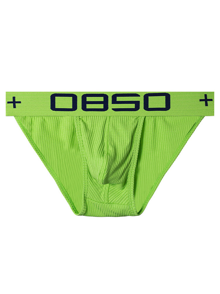 Men's High Cut Cotton Briefs - Pink