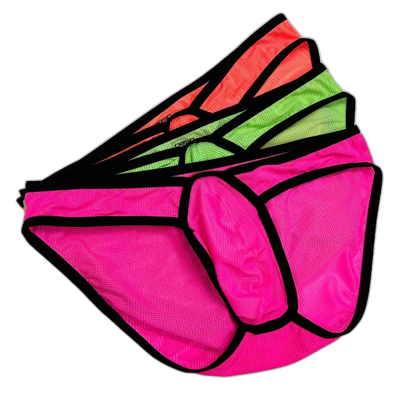 Breathable Mesh Men's Low Waist Underwear