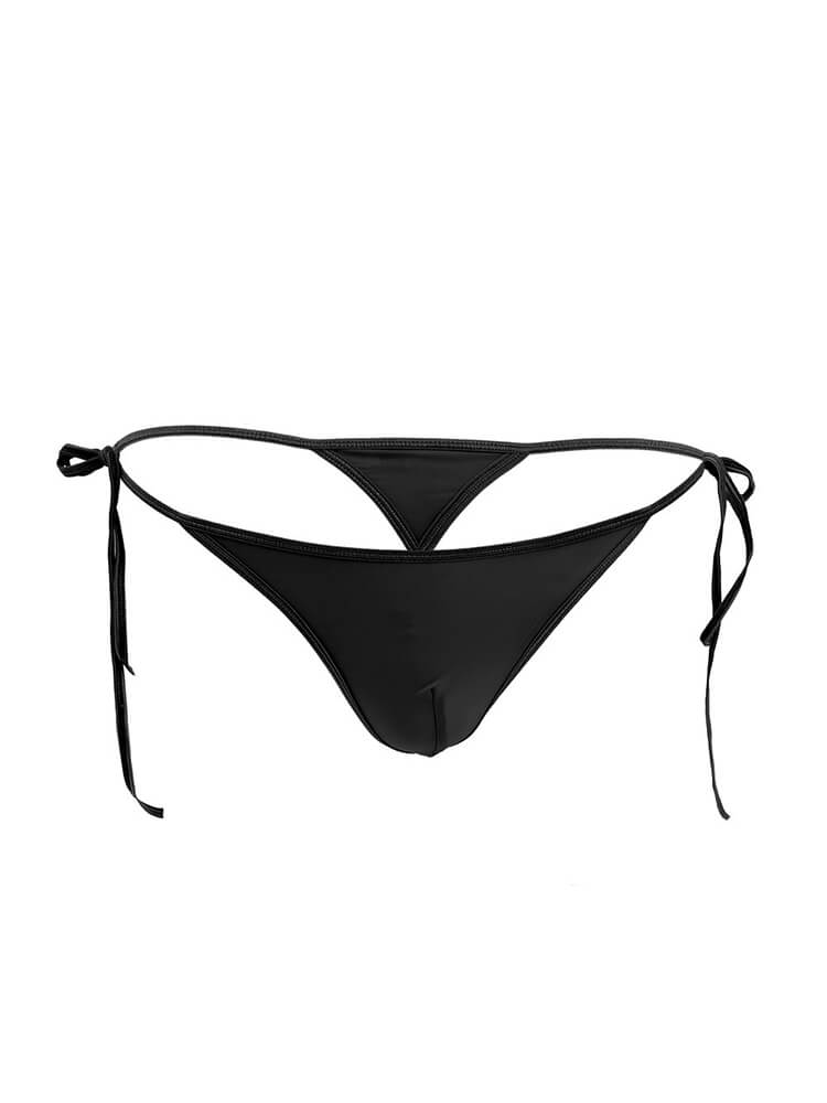 Men's Ice Silk Lace-Up Non-Marking Thongs