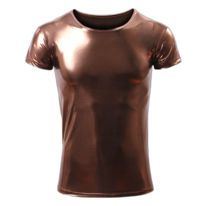 Metallic Shiny Clubwear Tee