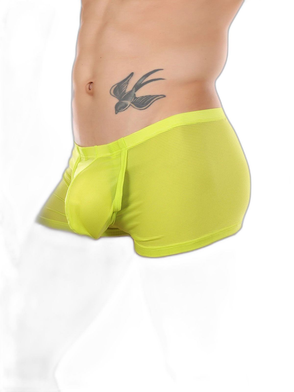 Men's Big Pouch U-convex Trunks with Fly