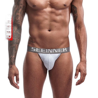 Cotton Sexy Low-waist Thongs Men's Underwear