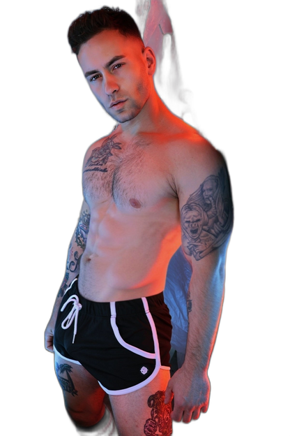 Breedwell Retro Remix Shorts Black