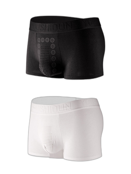 2-pack Men's Negative Ion Massage Boxer Briefs