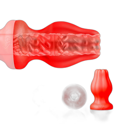Abyss - Hollow Anal Plug & Textured Stroker