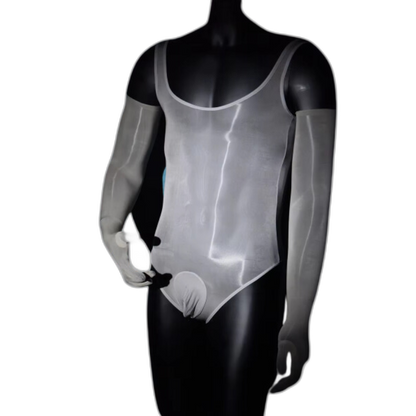 Queer Glow-Up Shiny Member Bodysuit