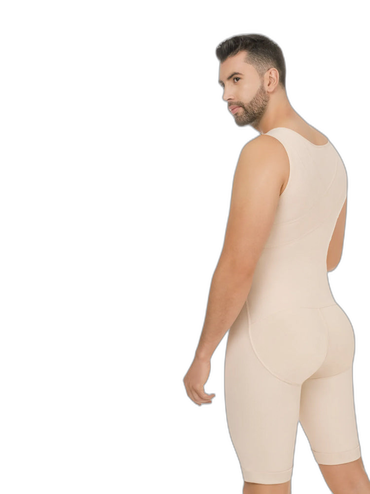 Men’s Abdomen Body Shaper Legs Control Bodysuit