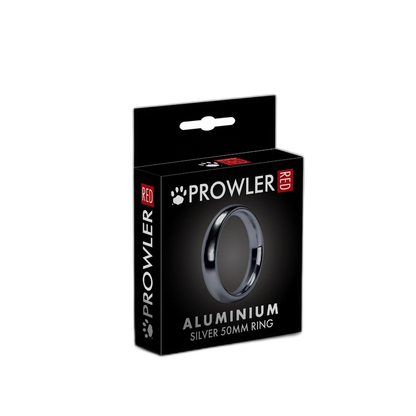 Prowler RED Aluminum Cock Ring 40mm Silver