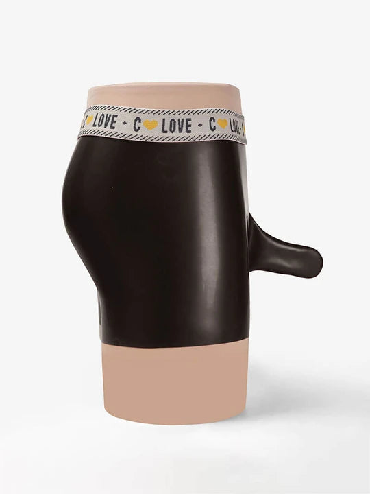 Men's Sexy Bullet-Separating Latex Boxer Briefs