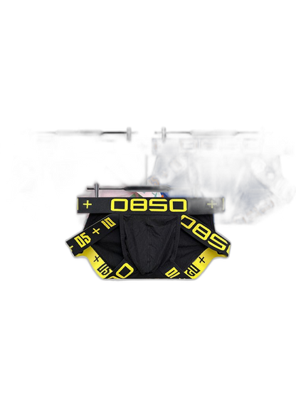 2 Pack Men's Breathable Personalized Low-Rise High-Elastic Briefs