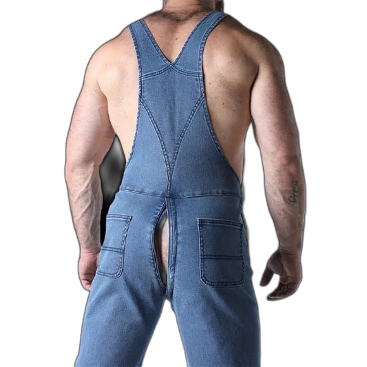 Cell Block 13 Axel Denim Overall | Black