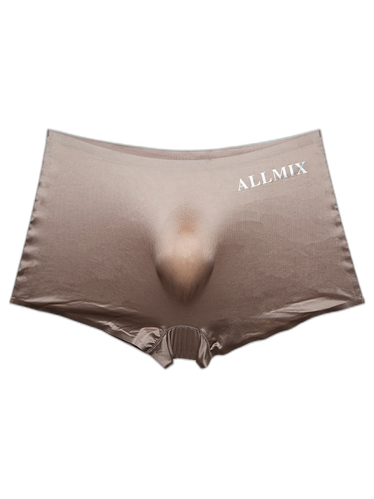2 Pack ALLMIX Men's Seamless 3D Convex Pouch Trunks
